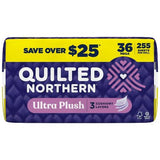 Quilted Northern Ultra Plush 3-Ply Toilet Paper 255 sheets/roll, 36 rolls