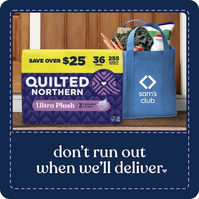 Quilted Northern Ultra Plush 3-Ply Toilet Paper 255 sheets/roll, 36 rolls