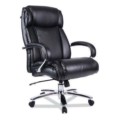 Alera Maxxis Series Big and Tall Leather Office Chair, Black