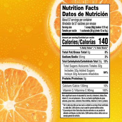 Tang Naturally Flavored Orange Powdered Drink Mix, 72 oz.