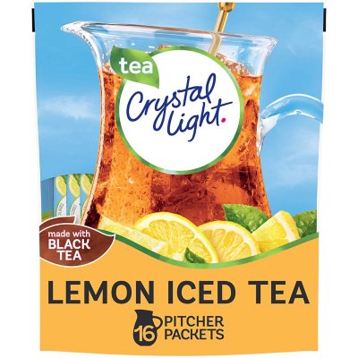 Crystal Light Lemon Iced Tea Naturally Flavored Powdered Drink Mix 16 ct.