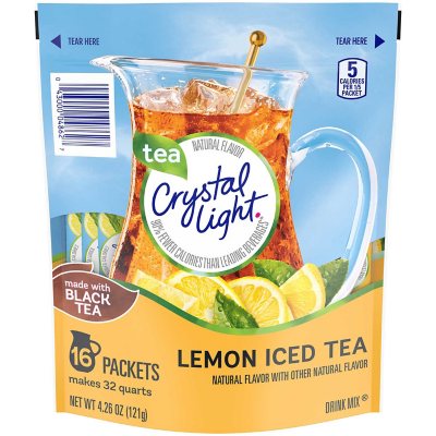 Crystal Light Lemon Iced Tea Naturally Flavored Powdered Drink Mix 16 ct.