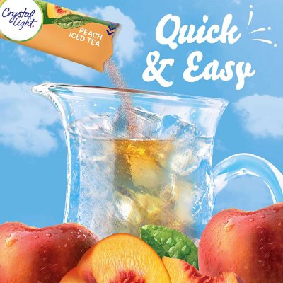 Crystal Light Peach Iced Tea Powdered Drink Mix 4.55 oz.