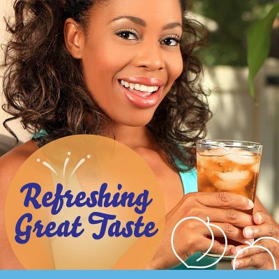 Crystal Light Peach Iced Tea Powdered Drink Mix 4.55 oz.