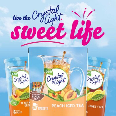 Crystal Light Peach Iced Tea Powdered Drink Mix 4.55 oz.