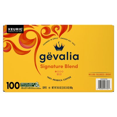 Gevalia Mild Roast K-Cup Coffee Pods, Signature Blend 100 ct.