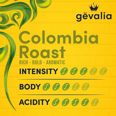 Gevalia Medium Roast K-Cup Coffee Pods, Colombia Blend 100 ct.