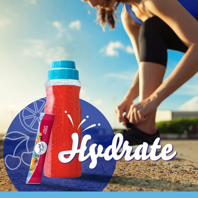 Crystal Light Lemonade, Fruit Punch, Raspberry Lemonade and Wild Strawberry Powdered Drink Mix Variety Pack 60 ct.