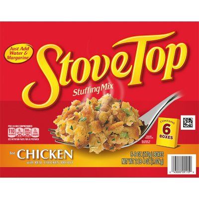 Kraft Stove Top Chicken Stuffing Mix, 6 oz., 6 pk.