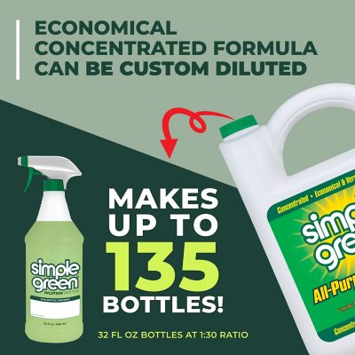 Simple Green All-Purpose Cleaner (140 oz. Refill + 32 oz. Trigger Spray)