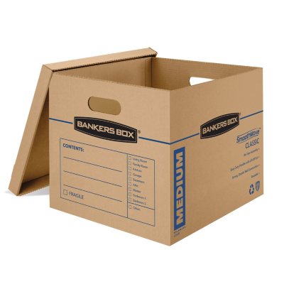 Bankers Box SmoothMove Classic 14 Box Kit (8 Medium/6 Large)