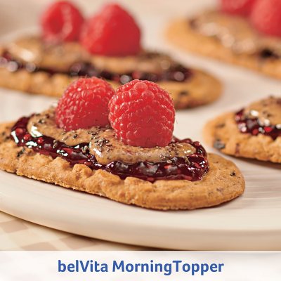 belVita Blueberry Breakfast Biscuits, 4 biscuits per pack, 25 pk.
