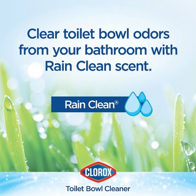 Clorox Toilet Bowl Cleaner with Bleach, Rain Clean, 6pk., 144 fl. oz.