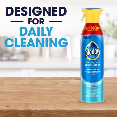 Pledge Multisurface Cleaner Spray, Rainshower, 14.2 oz., 3 pk.