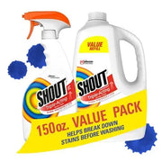 Shout Triple-Acting Wäsche-Fleckentferner 3,78 Liter Nachfüllpack + 650 ml Sprühflasche
