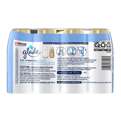 Glade Automatic Spray Air Freshener Refills, 4 ct., Choose Scent