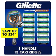 Gillette Fusion5 ProGlide Men's Razor, 1 Handle + 13 Cartridges