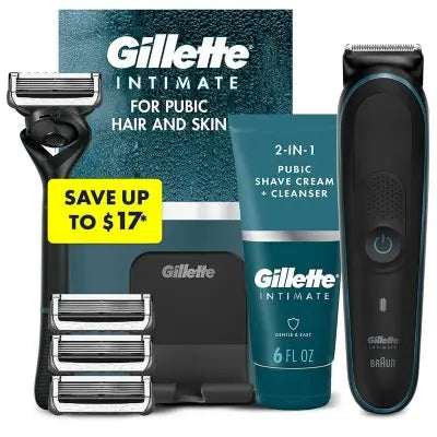 Gillette Intimate Menâ€™s Pubic Hair Grooming Kit