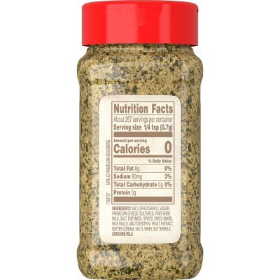 Weber Garlic Parmesan Seasoning, 6.6 oz.