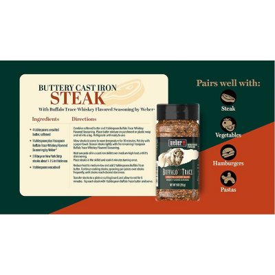 Weber Buffalo Trace Seasoning 9 oz.
