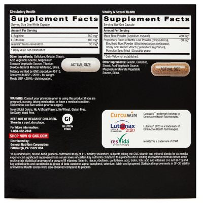 GNC Mega Men Performance & Vitality Vitapak 30 ct.