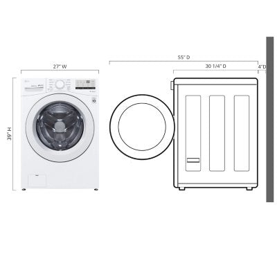 LG 4.5 Cu. Ft. Front Load Washer