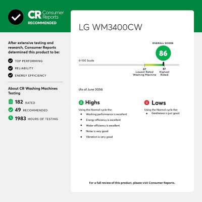 LG 4.5 Cu. Ft. Front Load Washer