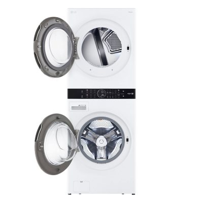 LG Single Unit Washtower- 4.5 Cu. Ft. Front Load Washer & 7.4 Cu. Ft Electric Dryer