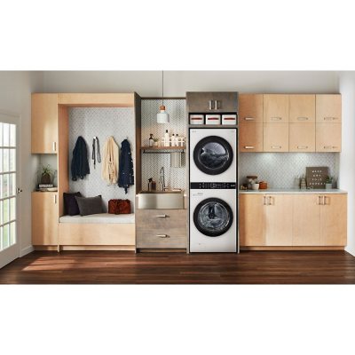 LG Single Unit Washtower- 4.5 Cu. Ft. Front Load Washer & 7.4 Cu. Ft Electric Dryer