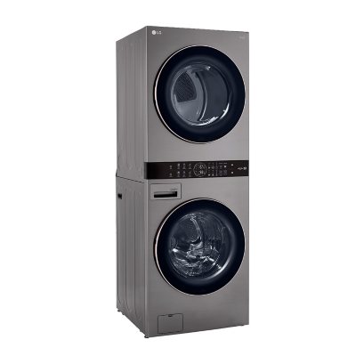LG Single Unit Washtower, Choose Color - 4.5 Cu. Ft. Front Load Washer & 7.4 Cu. Ft Electric Dryer