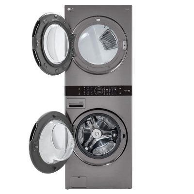 LG Single Unit Washtower, Choose Color - 4.5 Cu. Ft. Front Load Washer & 7.4 Cu. Ft Electric Dryer
