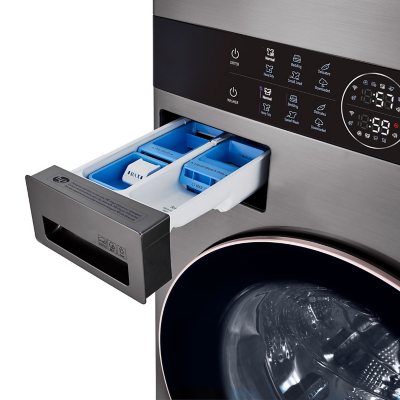 LG Single Unit Washtower, Choose Color - 4.5 Cu. Ft. Front Load Washer & 7.4 Cu. Ft Electric Dryer