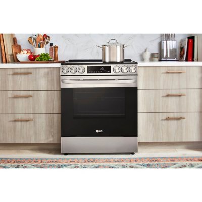 LG 6.3 Cu. Ft. Slide-In Electric Range - Smart Wi-Fi Enabled Fan Convection