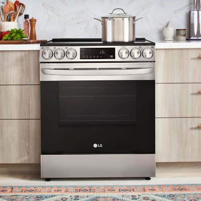 LG 6.3 Cu. Ft. Slide-In Electric Range - Smart Wi-Fi Enabled Fan Convection