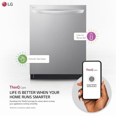 LG 46 dBA Top Control Dishwasher