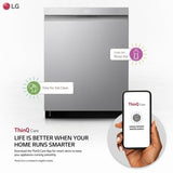 LG Top Control Dishwasher - Wi-Fi Enabled w/ QuadWash Pro