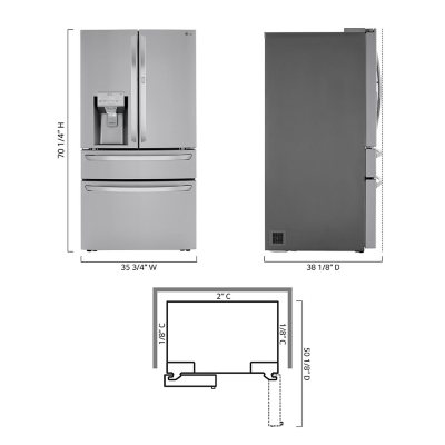 LG 30 cu. ft. French Door Refrigerator with Craft IceÃ¢ÂÂ¢