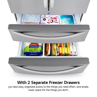 LG 23 cu. ft. French Door Counter Depth Refrigerator