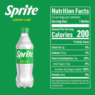 Sprite Lemon Lime Soda 16.9 fl. oz., 24 pk.