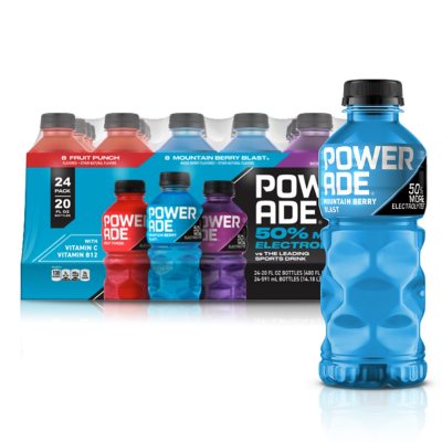 POWERADE Variety Pack Sports Drink, 20 fl. oz., 24 pk.