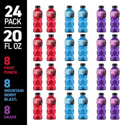Powerade Sports Drink Variety Pack 20 fl. oz., 24 pk.