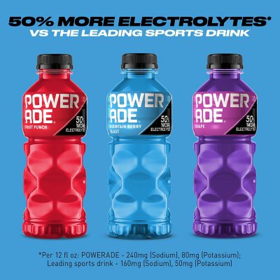 Powerade Sports Drink Variety Pack 20 fl. oz., 24 pk.