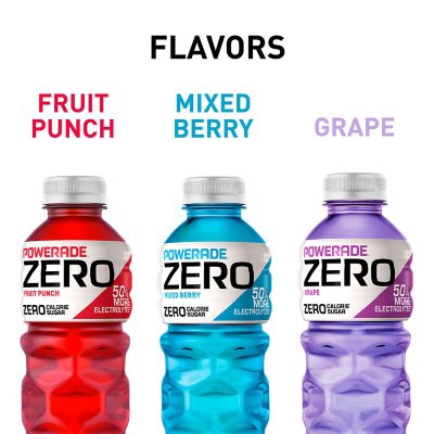 Powerade Zero Sports Drink Variety Pack 20 fl. oz., 24 pk.