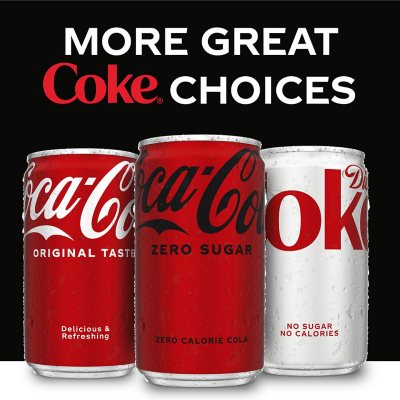 Coca-Cola Zero Sugar Mini Cans 7.5 fl. oz., 30 pk.