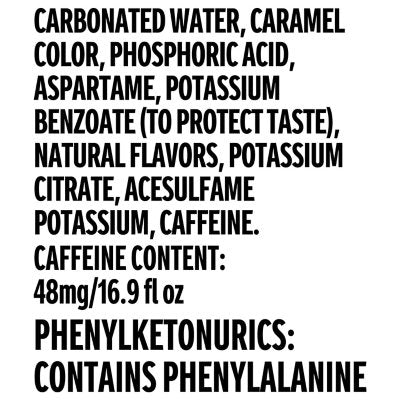 Coca-Cola Zero Sugar 16.9 fl. oz., 24 pk.