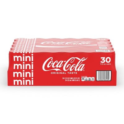 Coca-Cola Mini Cans 7.5 fl. oz., 30 pk.