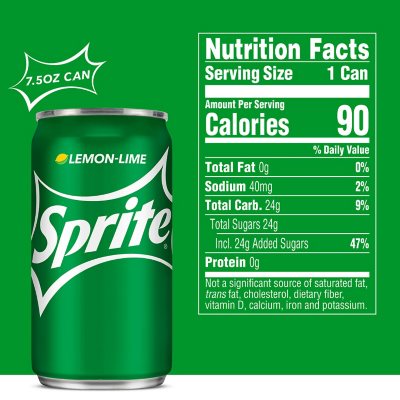 Sprite Mini Cans 7.5 fl. oz., 30 pk.