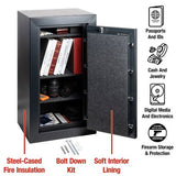 SentrySafe EF4738E Fire-Resistant and Water-Resistant Safe with Digital Lock, 4.70 Cu. ft.