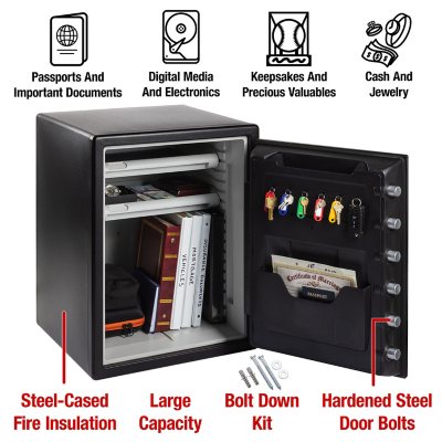 SentrySafe SFW205EVB XX-Large Digital Fire/Water Safe, 2.0 cu. ft.