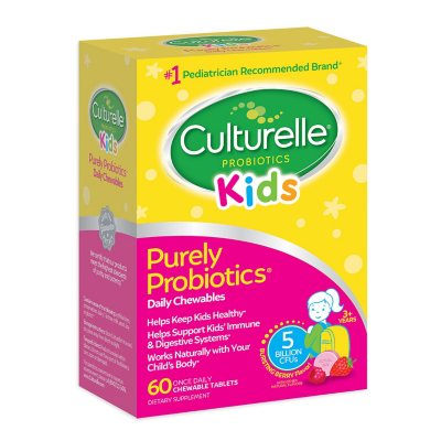 Culturelle Kids Purely Probiotics Chewable Tablets, 60 ct.
